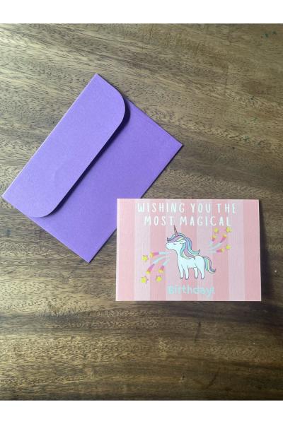 Magical Birthday Unicorn Card
